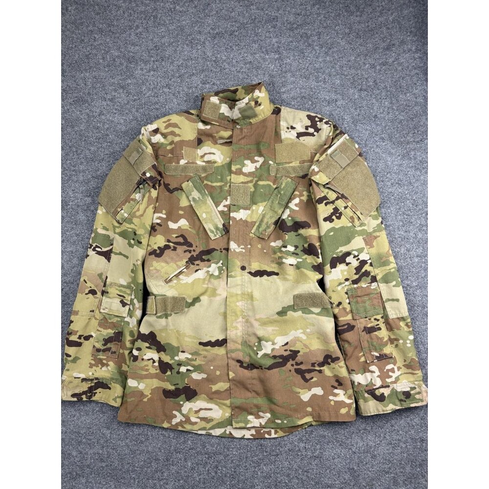 US Army ACU OCP Combat‎ Jacket Mens Medium Long Camouflage Tactical GL/PD 14-04A